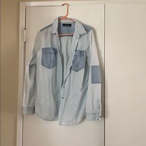 Blue Denim Button up